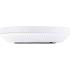 TP-Link EAP613 AX1800 Ceiling Mount Wi-Fi 6 Access Point, 1x Gigabit Ethernet (RJ-45) Port, Internal Omni Antenna, 5 GHz Up to 1201 Mbps & 2.4 GHz Up to 574 Mbps, Self-Healing, Single Pack, White